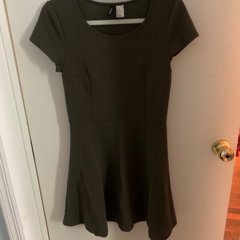 Olive green dress